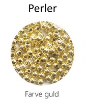 Perler 5 mm farve gl. guld